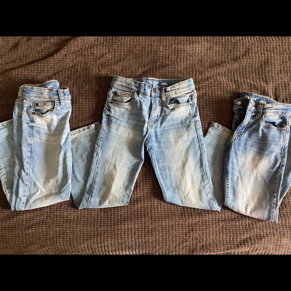 3 pairs of Cat & Jack jeans